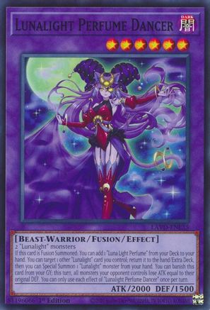 Lunalight Perfume Dancer (LAVD-ENL35) - Legendary Arc-V Decks 1st Edition - Card Brawlers