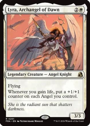 Lyra, Archangel of Dawn (FRA-201) - Reality Fracture Foil - Card Brawlers
