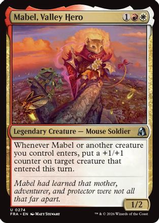 Mabel, Valley Hero (FRA-274) - Reality Fracture - Card Brawlers