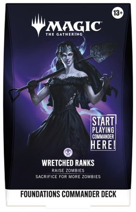 Magic: The Gathering - Foundations - Commander Deck - Wretched Ranks - Card Brawlers