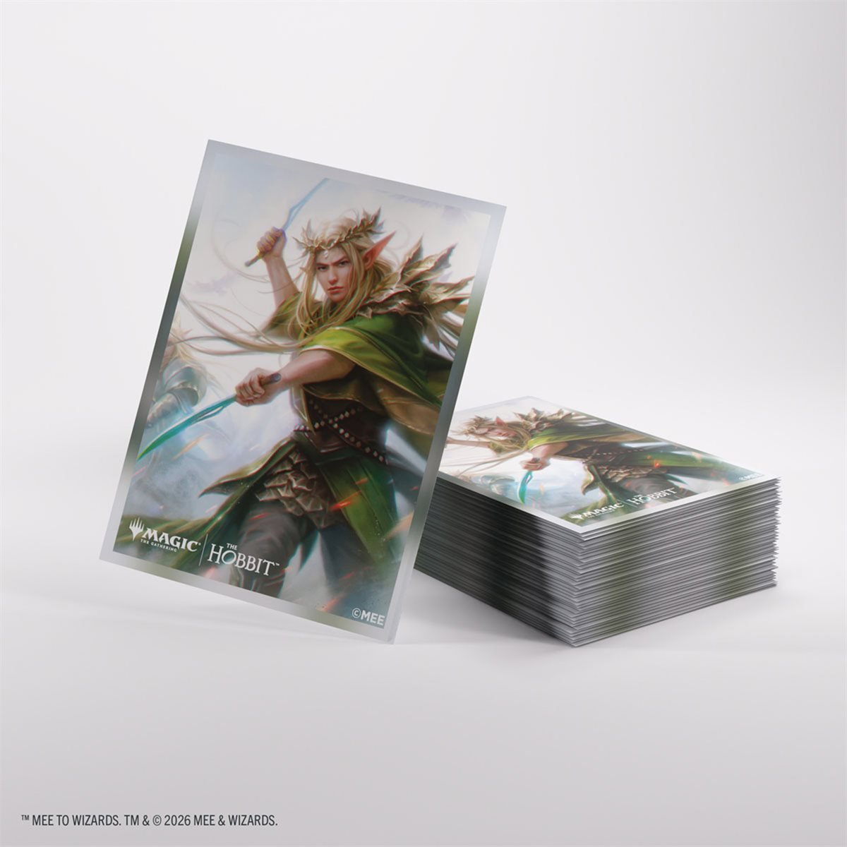 Magic: The Gathering - The Hobbit Premium Art Sleeves - Thranduil, Sindarin Liege - Card Brawlers