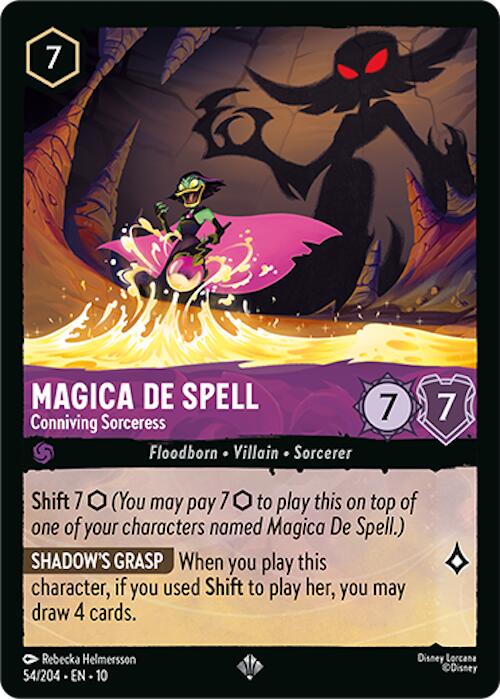 Magica De Spell - Conniving Sorceress (54/204) [Whispers in the Well] - Card Brawlers
