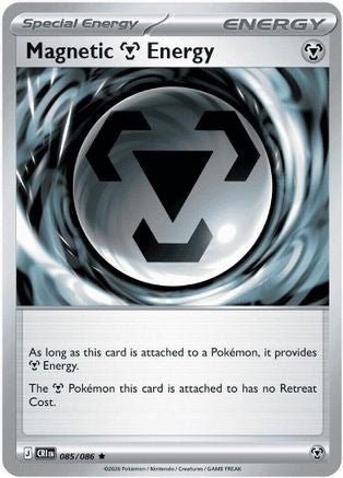 Magnetic M Energy (085/null) - Reverse Holofoil [ME04 Chaos Rising] - Card Brawlers