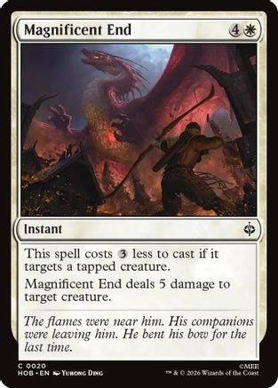 Magnificent End (HOB-020) - The Hobbit - Card Brawlers