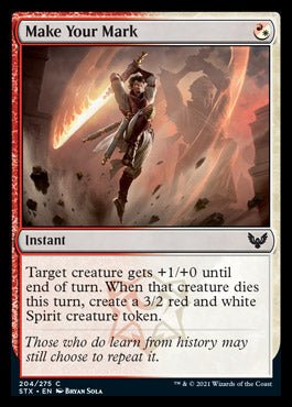 Make Your Mark [Strixhaven: School of Mages] - Card Brawlers