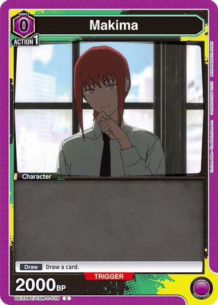 Makima (018) (UE22BT/CSM-1-018) - UE22BT CHAINSAW MAN - Card Brawlers