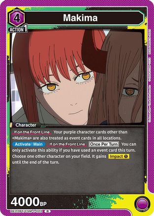Makima (022) (UE22BT/CSM-1-022) - UE22BT CHAINSAW MAN Foil - Card Brawlers