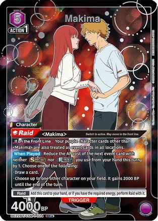 Makima (024) (SR*) (UE22BT/CSM-1-024) - UE22BT CHAINSAW MAN Foil - Card Brawlers