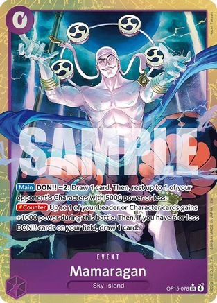 Mamaragan (Alternate Art) (OP15-078) - Adventure on Kami's Island Foil - Card Brawlers