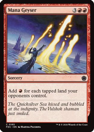 Mana Geyser (FDC-165) - Commander: Foundations - Card Brawlers