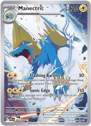 Manectric (089/084) - Holofoil [ME05 Pitch Black] - Card Brawlers