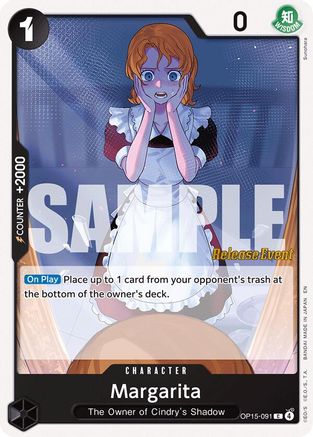Margarita (OP15-091) - Adventure on Kami's Island Release Event Cards - Card Brawlers