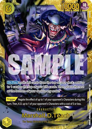 Marshall.D.Teach (119) (OP16-119) - The Time of Battle Foil - Card Brawlers