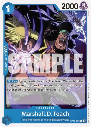 Marshall.D.Teach (OP12-054) - Legacy of the Master - Card Brawlers