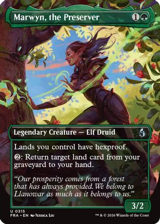 Marwyn, the Preserver (Borderless) (FRA-315) - Reality Fracture - Card Brawlers