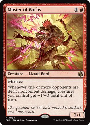 Master of Barbs (FRA-088) - Reality Fracture - Card Brawlers