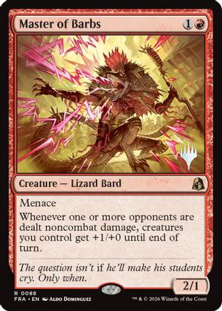 Master of Barbs (PPFRA-088) - Promo Pack: Reality Fracture Foil - Card Brawlers