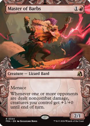 Master of Barbs (Showcase) (FRA-344) - Reality Fracture - Card Brawlers