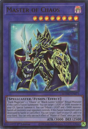 Master of Chaos (MAMO-EN073) - Magnificent Monsters 1st Edition - Card Brawlers