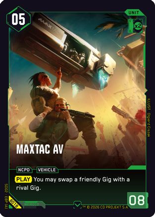MaxTac AV (B018) - Embracing Power Beta Starter Deck - Card Brawlers