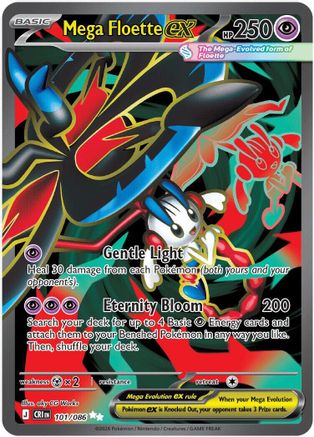 Mega Floette ex (101/086) - Holofoil [ME04 Chaos Rising] - Card Brawlers