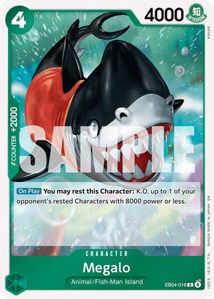 Megalo (EB04-018) - The Azure Sea's Seven Foil - Card Brawlers