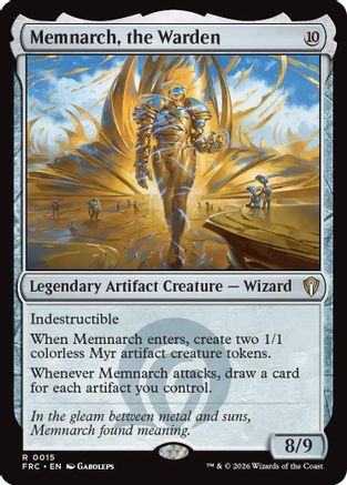 Memnarch, the Warden (FRC-015) - Commander: Reality Fracture - Card Brawlers