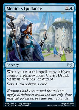 Mentor's Guidance [Strixhaven: School of Mages] - Card Brawlers