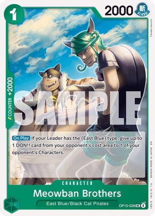 Meowban Brothers (OP15-028) - Adventure on Kami's Island - Card Brawlers