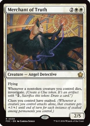 Merchant of Truth (FDC-039) - Commander: Foundations - Card Brawlers