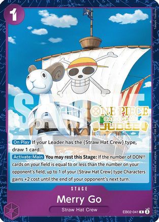 Merry Go (Judge Pack Vol. 7) (EB02-041) - One Piece Promotion Cards Foil - Card Brawlers