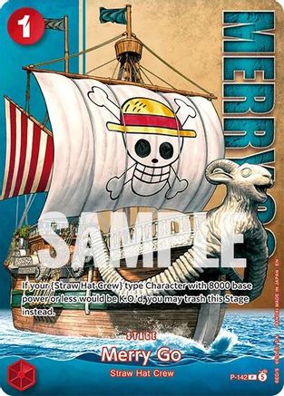Merry Go - P-142 (Premium Card Collection -Live Action Edition Vol.2 Straw Hat Crew-) (P-142) - One Piece Promotion Cards Foil - Card Brawlers