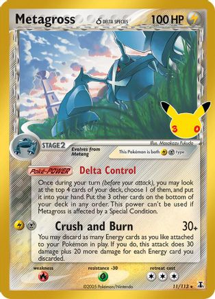 Metagross (Delta Species) (011/null) - Holofoil [ME 30th Celebration Classic Collection] - Card Brawlers