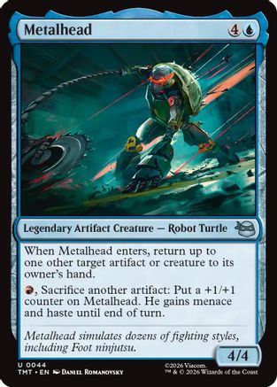 Metalhead (TMT-044) - Teenage Mutant Ninja Turtles Foil - Card Brawlers