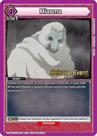 Miasma (UEPR/IYS-1-035) - UE23BT Inuyasha Release Event Cards - Card Brawlers