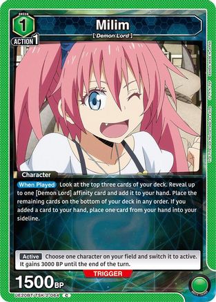 Milim (064) (UE20BT/TSK-2-064) - UE20BT That Time I Got Reincarnated as a Slime - Card Brawlers