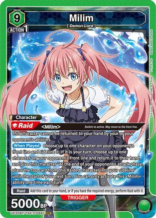 Milim (066) (UE20BT/TSK-2-066) - UE20BT That Time I Got Reincarnated as a Slime Foil - Card Brawlers