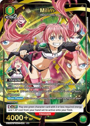 Milim (084) (R*) (UE20BT/TSK-1-084) - UE20BT That Time I Got Reincarnated as a Slime Foil - Card Brawlers