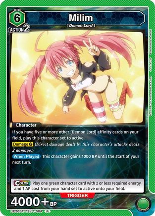 Milim (084) (UE20BT/TSK-1-084) - UE20BT That Time I Got Reincarnated as a Slime Foil - Card Brawlers