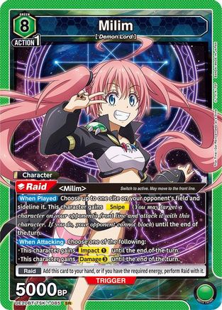 Milim (085) (UE20BT/TSK-1-085) - UE20BT That Time I Got Reincarnated as a Slime Foil - Card Brawlers