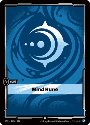 Mind Rune (R03) - Vendetta - Card Brawlers