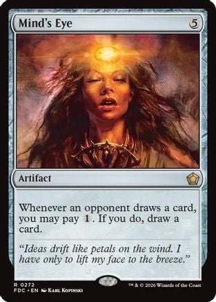 Mind's Eye (FDC-272) - Commander: Foundations - Card Brawlers