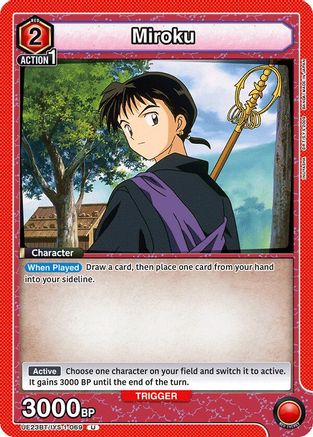 Miroku (069) (UE23BT/IYS-1-069) - UE23BT Inuyasha - Card Brawlers
