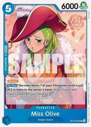 Miss Olive (OP16-050) - The Time of Battle - Card Brawlers