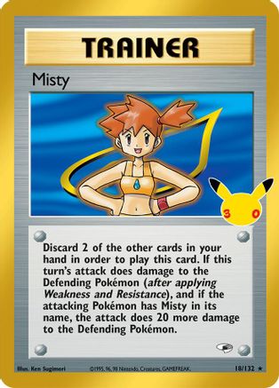 Misty (018/null) - Holofoil [ME 30th Celebration Classic Collection] - Card Brawlers