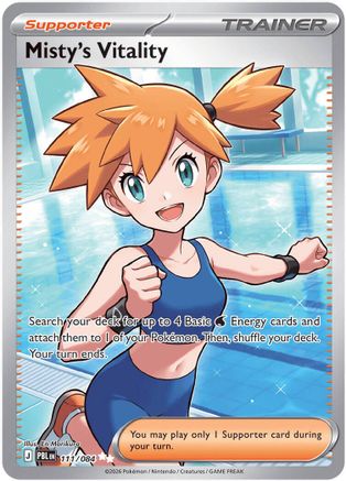 Misty's Vitality (111/084) - Holofoil [ME05 Pitch Black] - Card Brawlers