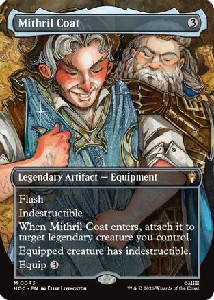 Mithril Coat (Borderless) (HOC-043) - The Hobbit: Eternal-Legal Foil - Card Brawlers