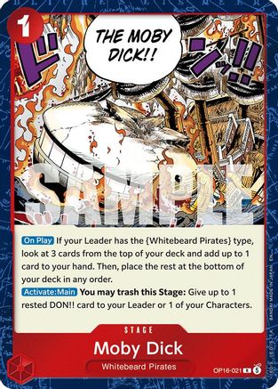 Moby Dick (OP16-021) - The Time of Battle Foil - Card Brawlers