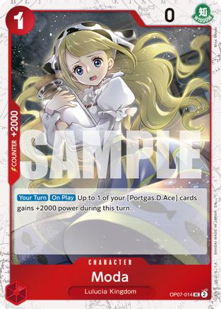 Moda (Pirate Foil) (OP07-014) - Premium Booster -The Best- Vol. 2 Foil - Card Brawlers