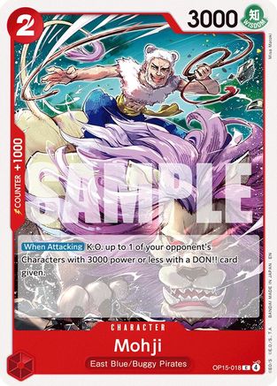 Mohji (OP15-018) - Adventure on Kami's Island - Card Brawlers